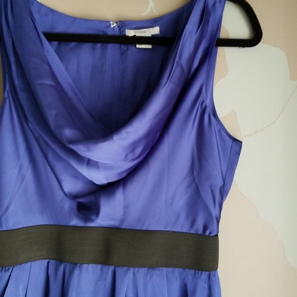 Royal Blue Silky Dress